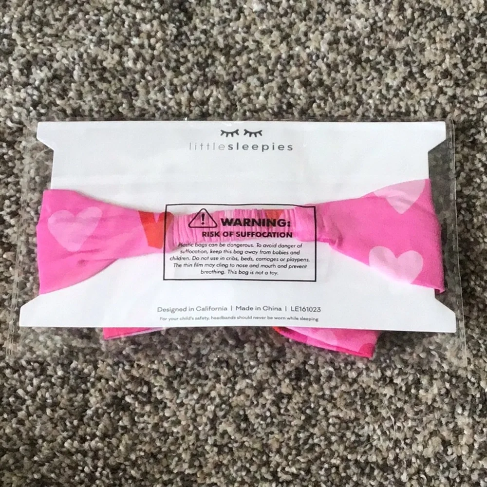 Price⬇️🆕Little Sleepies Girls XOXO Luxe Soft & Stretchy Bow Headband